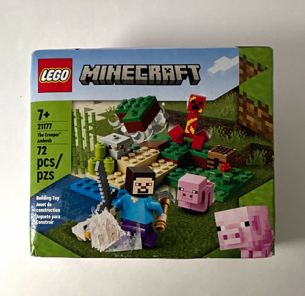 LEGO Minecraft The Creeper Ambush 21177 Building Set 72pcs Age 7+